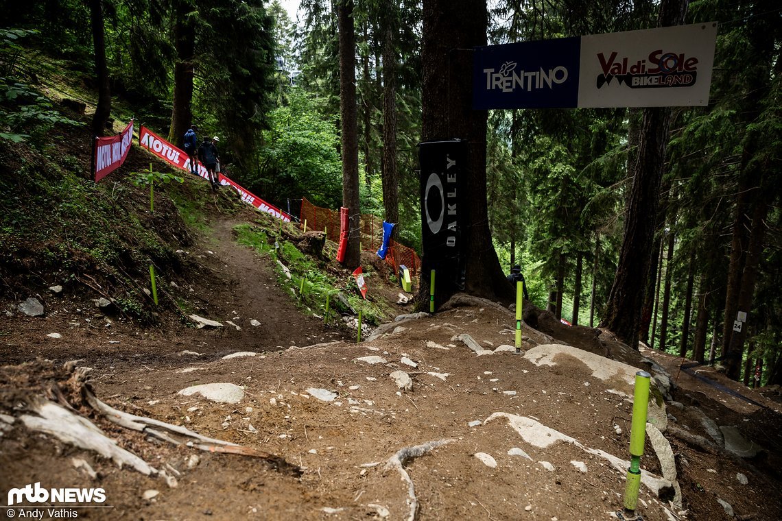 Hier hat sich Greg Minnaar vor einigen Jahren mal seinen Santa Cruz-Rahmen zerschossen