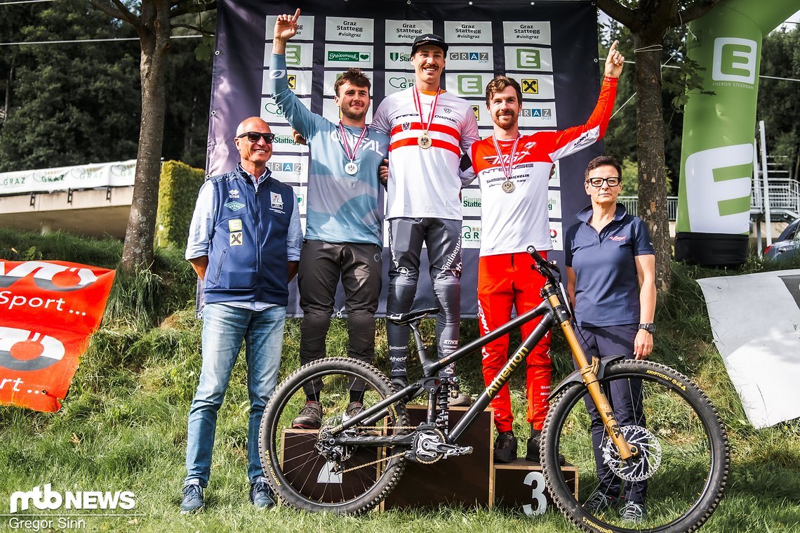Andreas Kolb sicherte sich den Titel vor Kilian Schnöller und David Trummer.