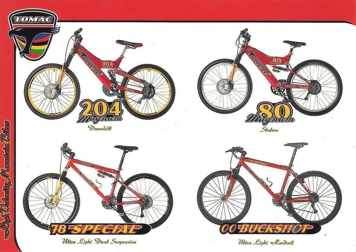 Tomac Bikes Modelljahr 1999