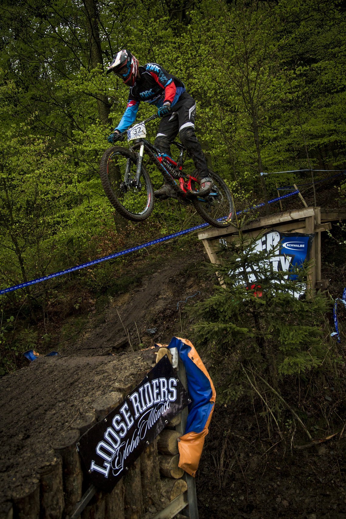 Simon Weber von den MRC Young Guns fährt seinem Platz zwei entgegen.