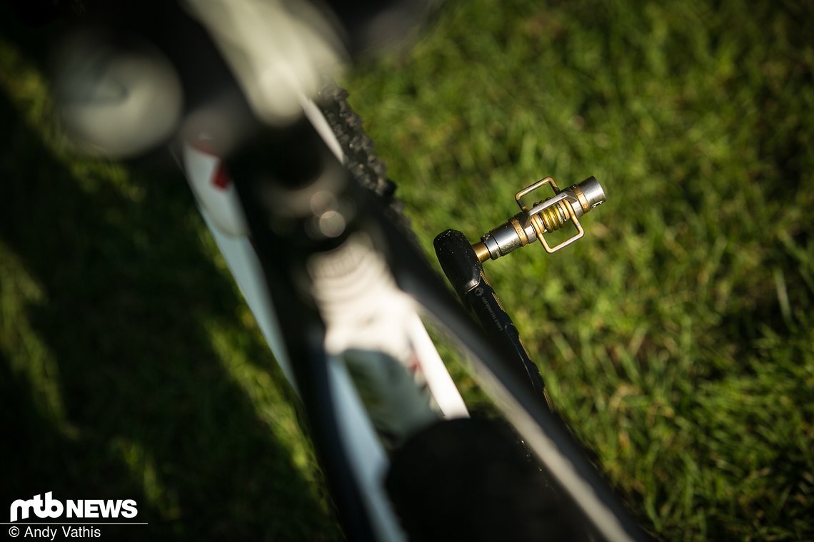 Mit einem Gewicht von 179 Gramm zählen die crankbrothers Eggbeater 11-Pedale zu den leichtesten der Welt.