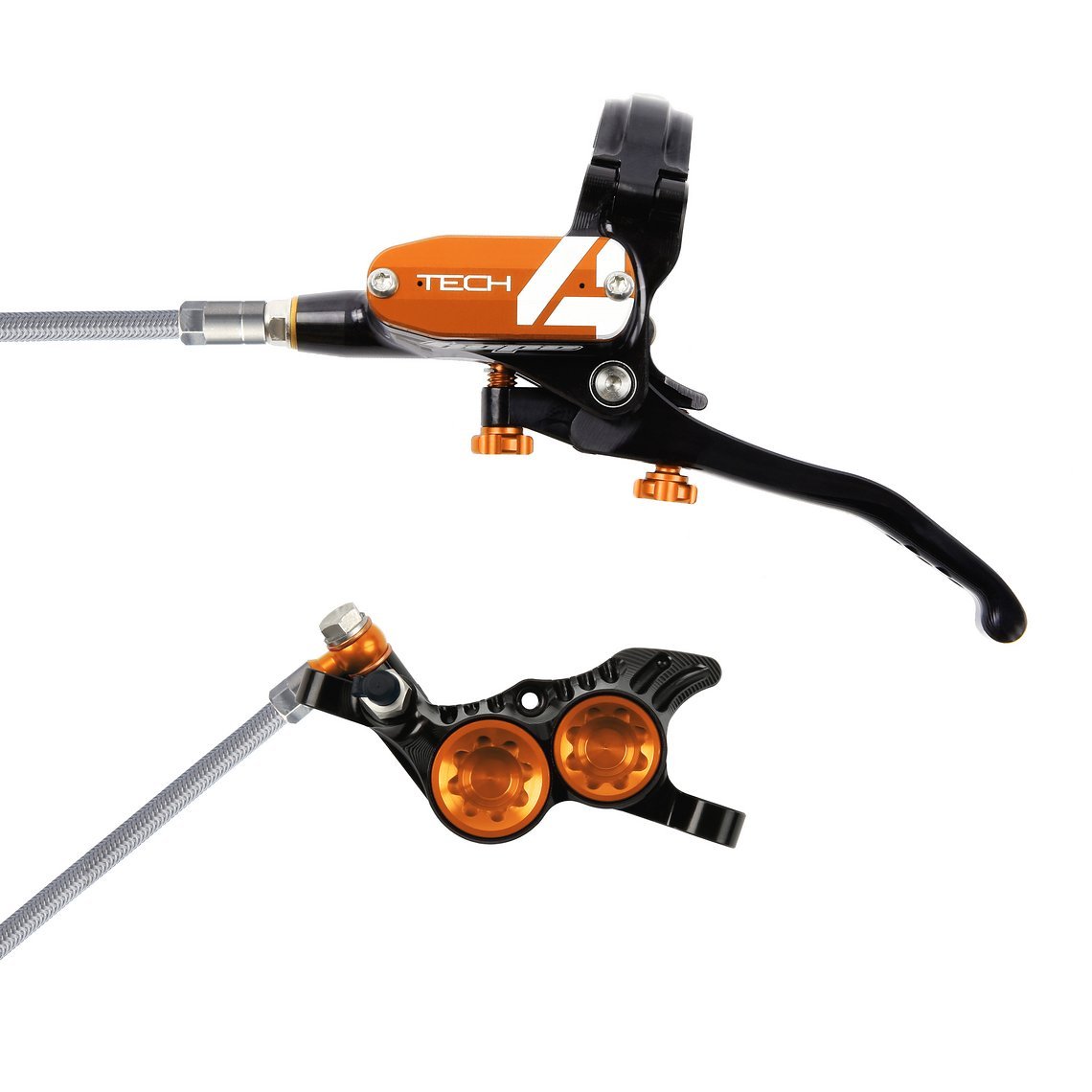 WEB BLACK ORANGE T4 V4 BRAIDED