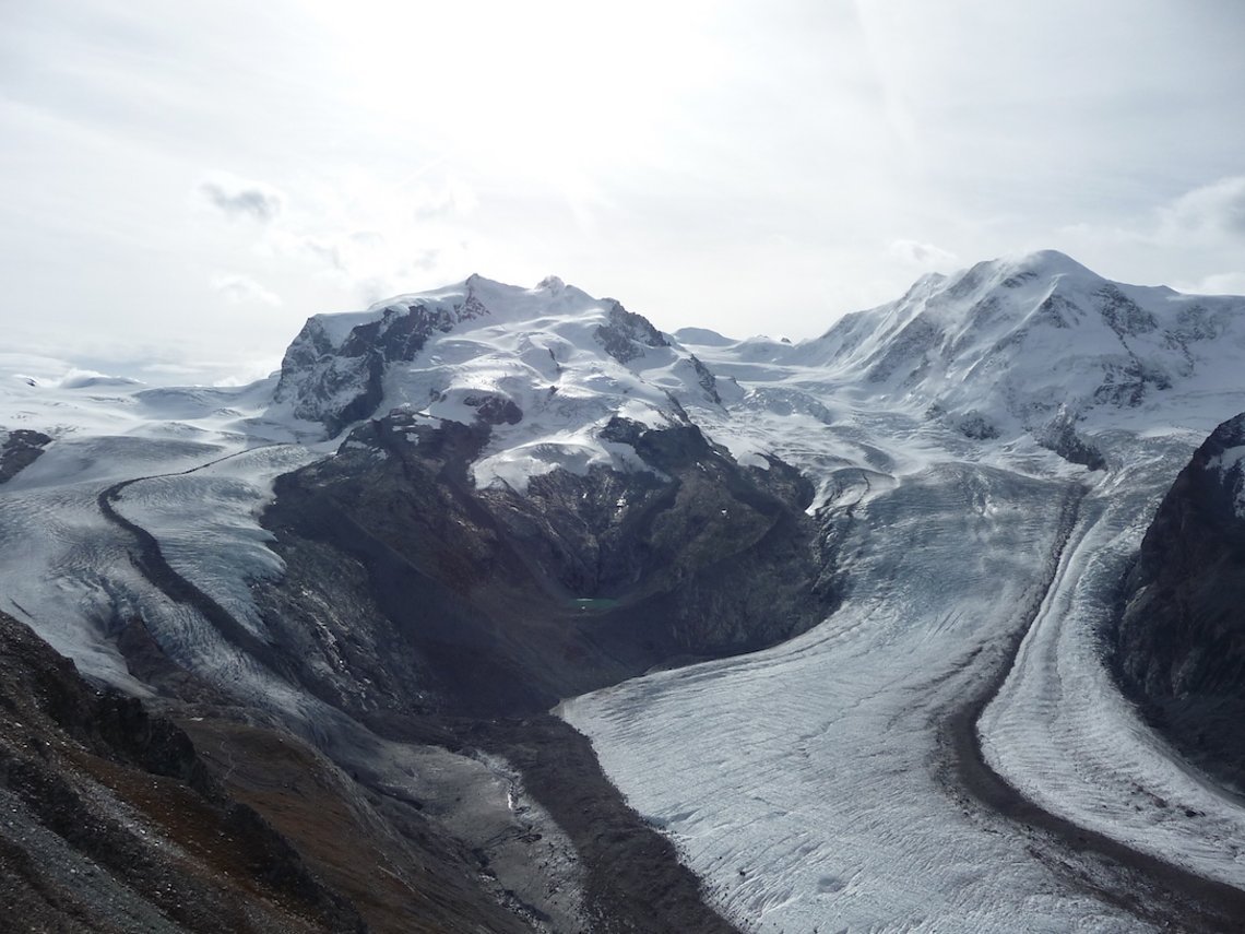 Ausblick zum Gletscher