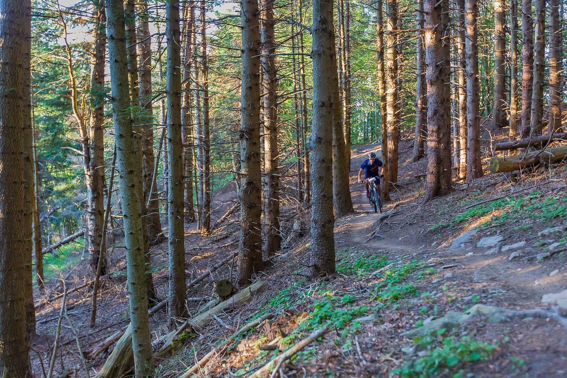 Viele der Anstiege waren ziemlich steil