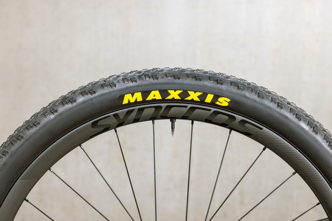 Eine besondere Cape Epic-Version der Maxxis Aspen-Reifen wird an Nino Schurters Rad verbaut