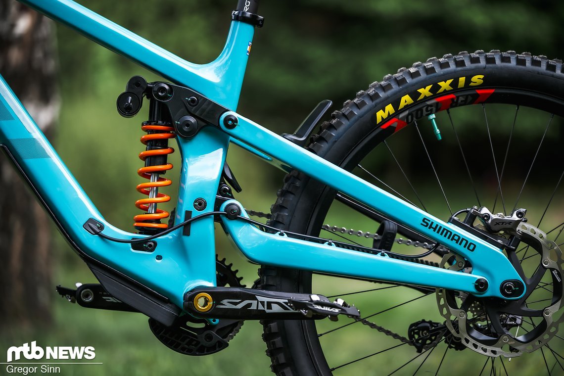 Ein ähnliches System kommt bereits an Yeti-E-Bikes zum Einsatz.