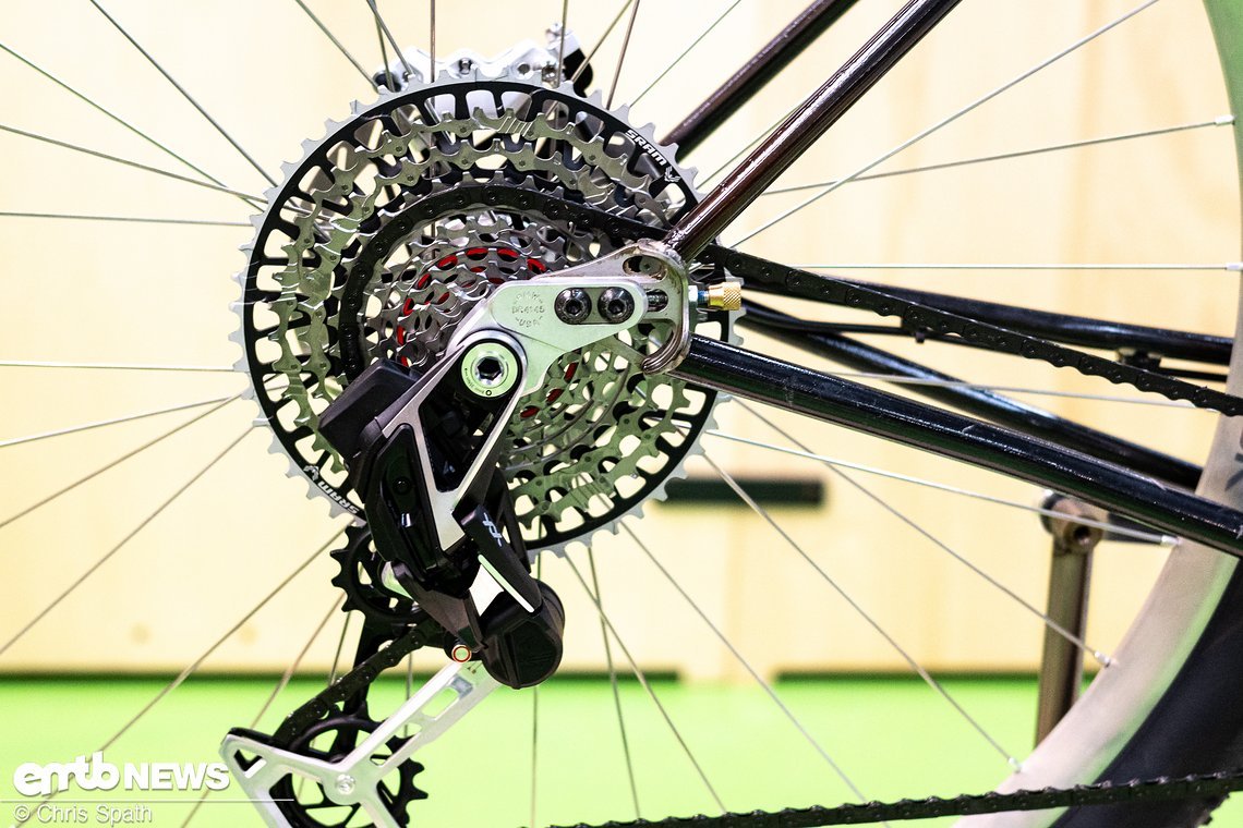 Ein Slider-Ausfallende mit UDH lässt theoretisch auch Singlespeed zu.