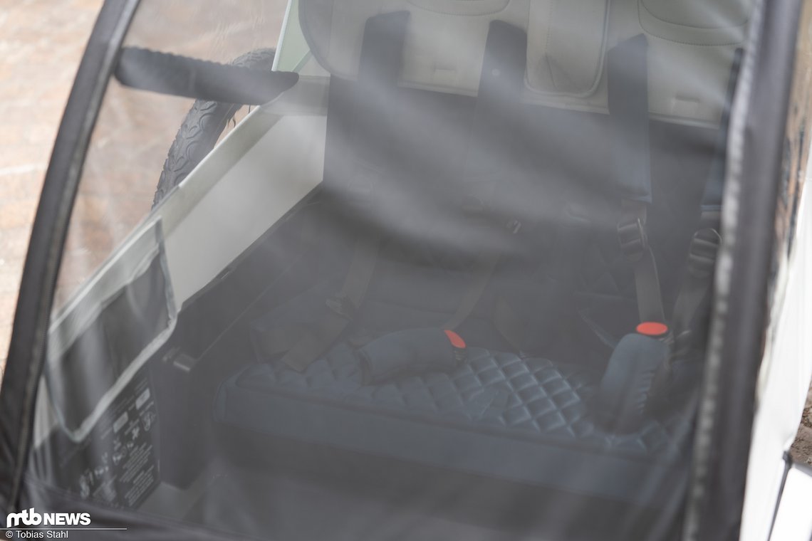 Das Fliegengitter ist feinmaschig und gut gespannt