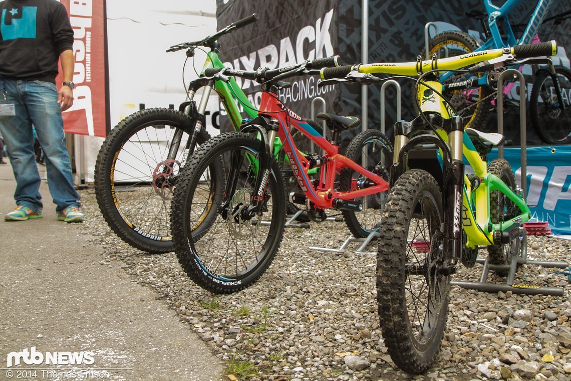 Bikeflotte für den Nachwuchs.