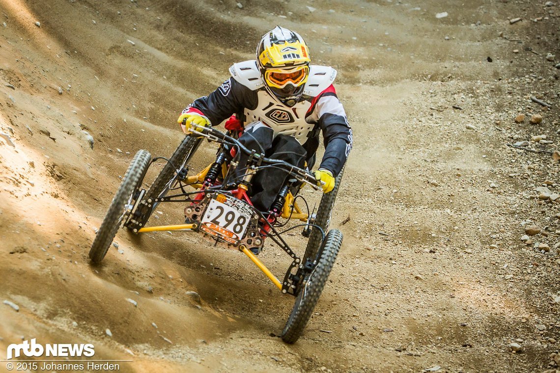 Stacey startete wieder als erster Fahrer der Pros