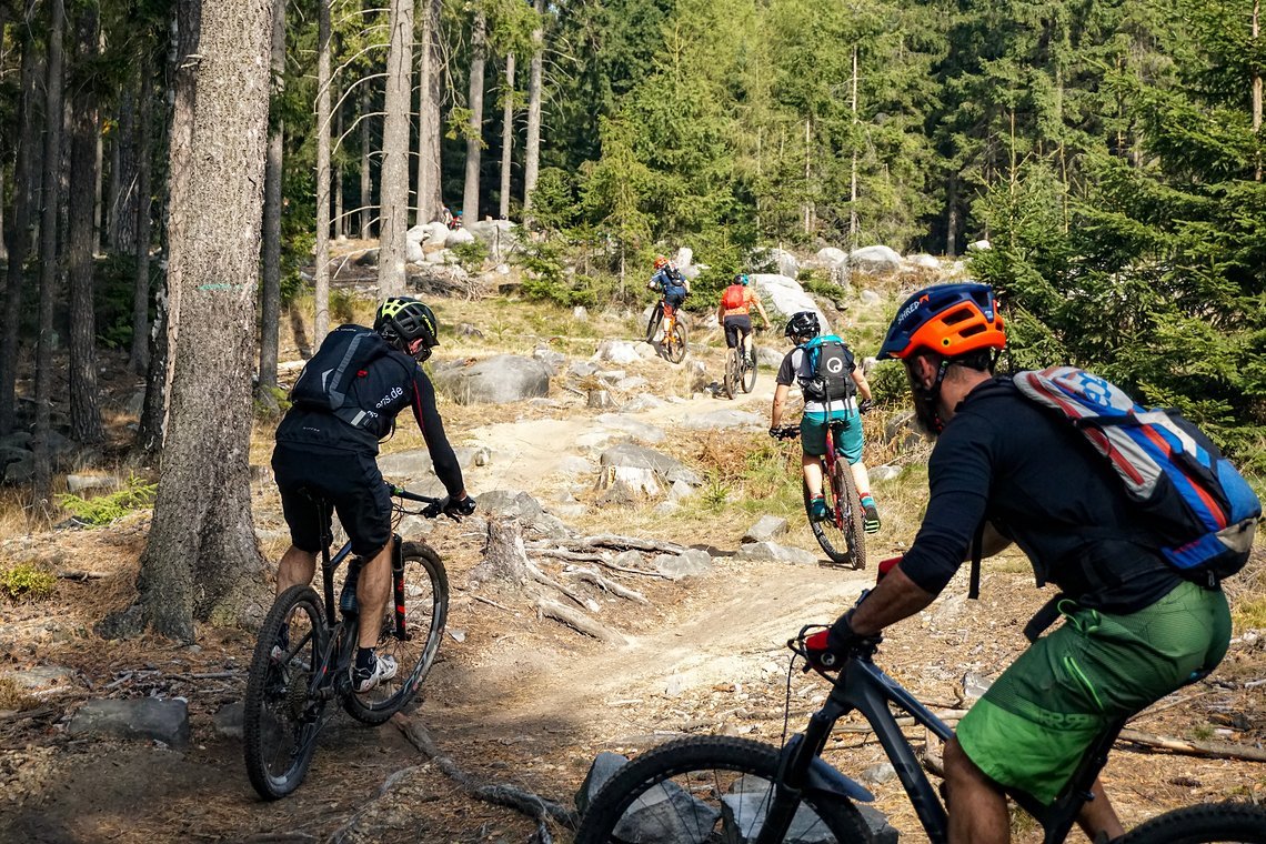 Auch in Trutnov haben sich die Trailbauer viel Mühe für angenehme Uphills gegeben