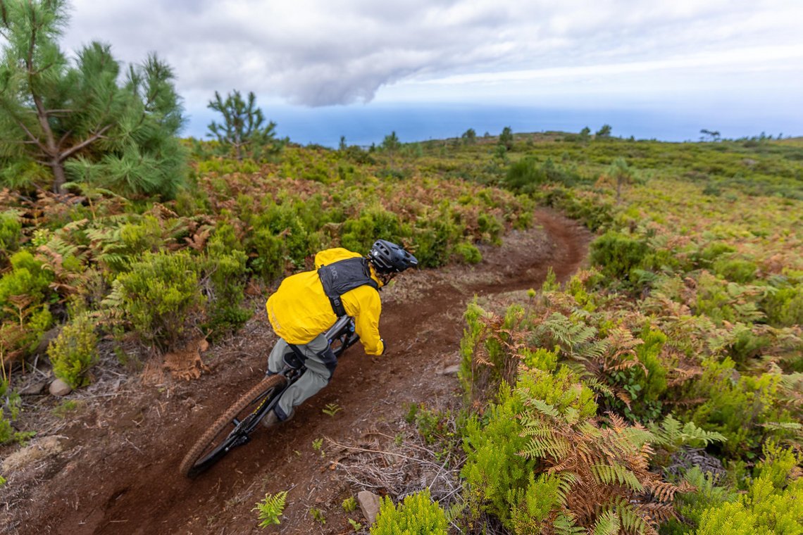 Links, rechts, links … so schlängeln sich die Trails im Westen nach unten.