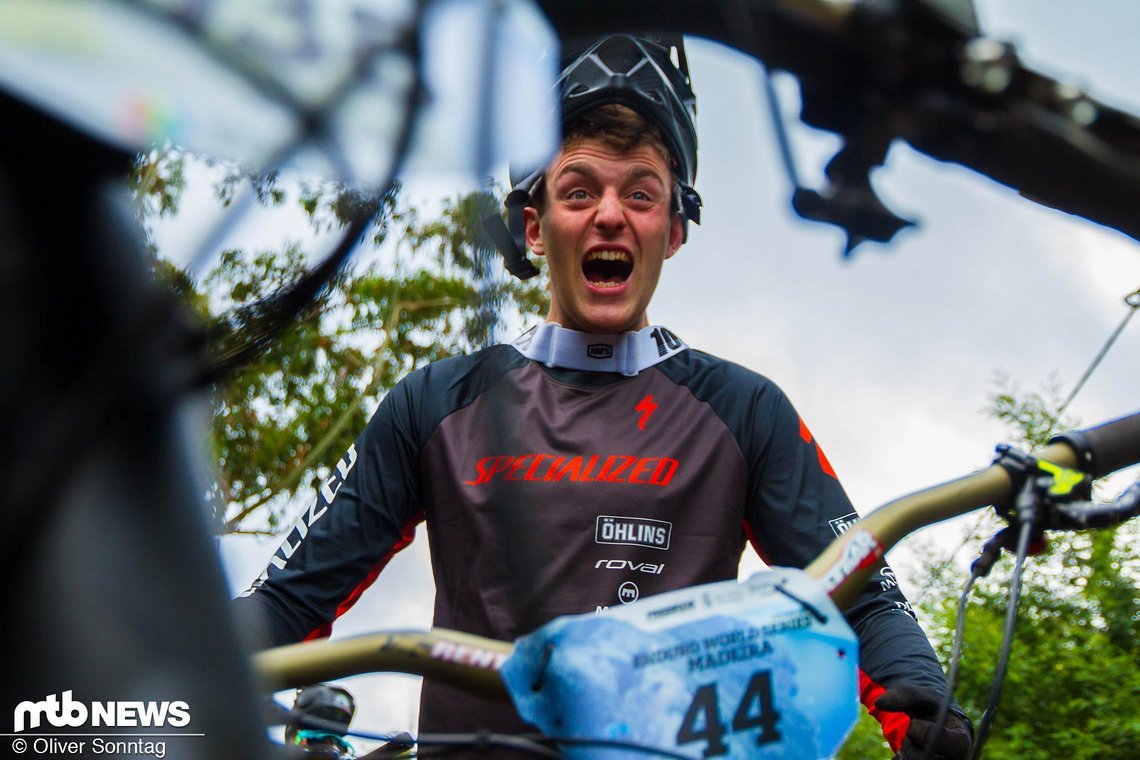 Kilian erklärt uns hier gerade, wie er Stage 1 so findet.