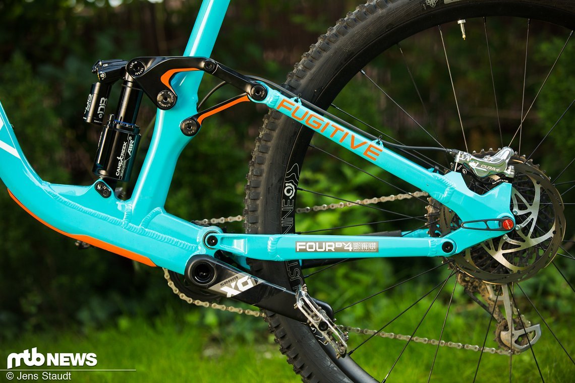Charakteristisch für Knolly Bikes ist der Fourby4-Hinterbau