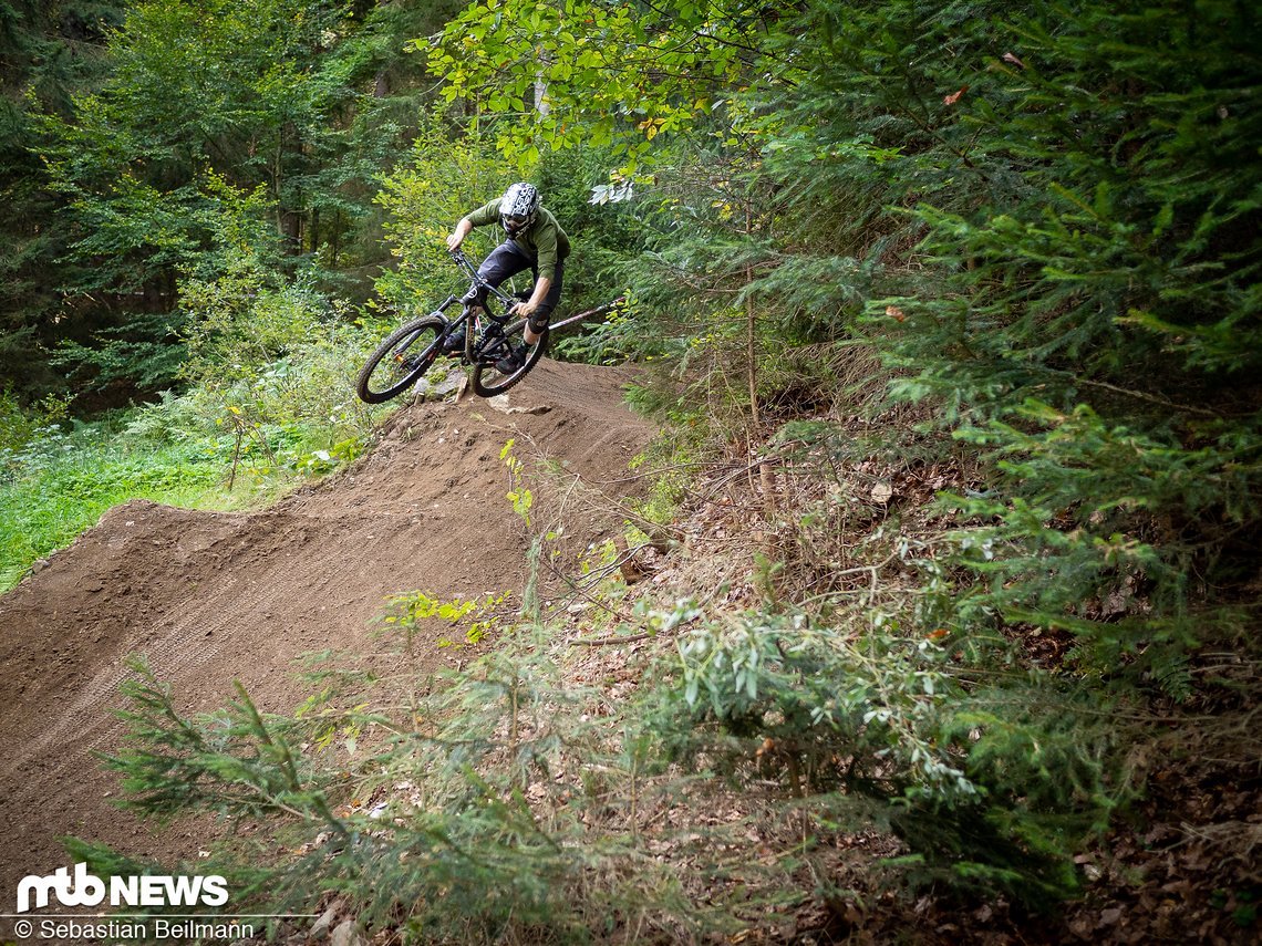 ... dass der Trail verdammt viel Spaß macht