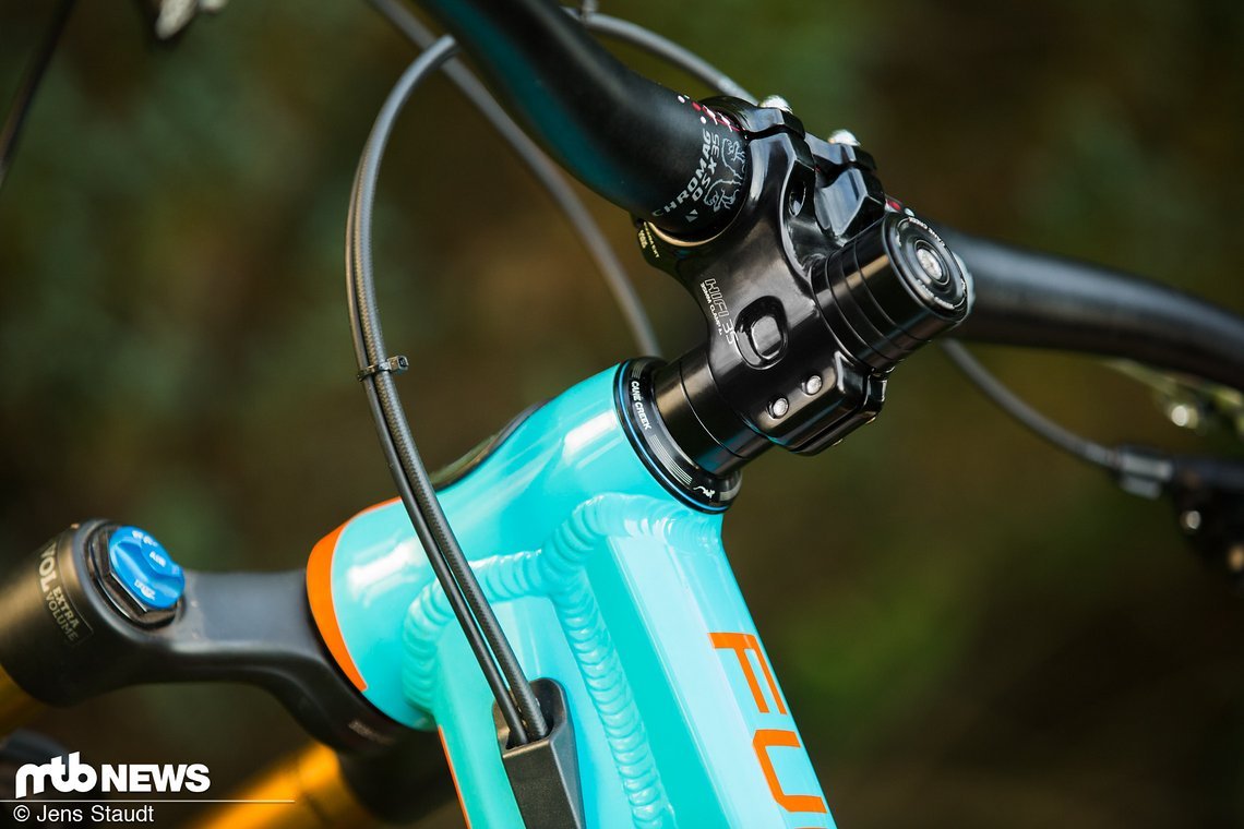 Mit dem Chromag Cockpit konnten wir keine passende Lenkerhöhe finden