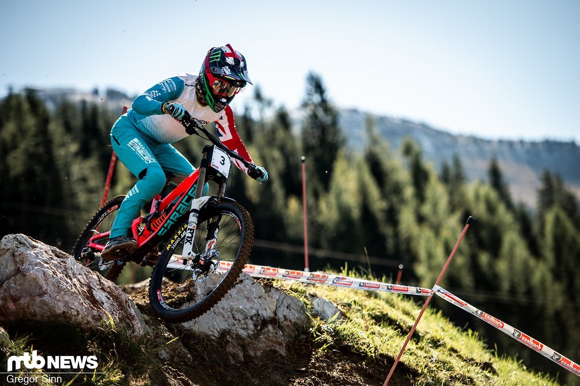 Mit den vielen steilen und technischen Segmenten sollte die Strecke in Leogang eigentlich für Danny Hart gemacht sein.