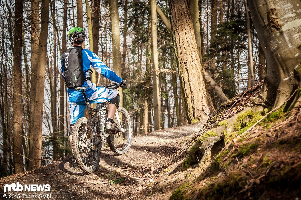 Auf dem Trail hat sich der POC Rucksack beweisen müssen
