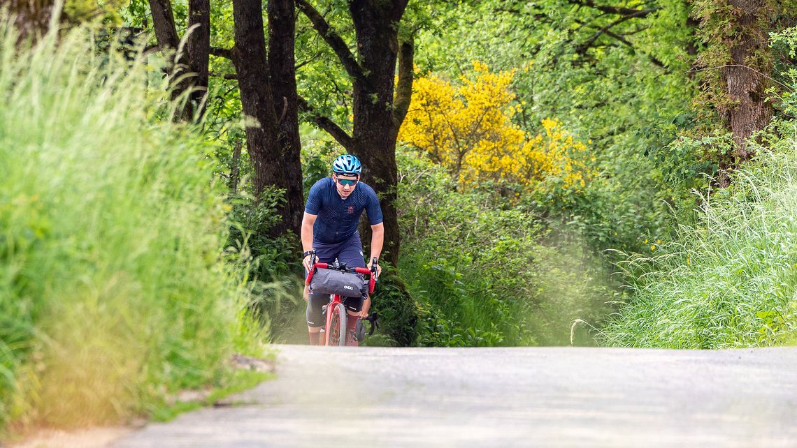 „Nur“ 60 km mit 1.000 Höhenmetern auf dem Weg zu Abus.