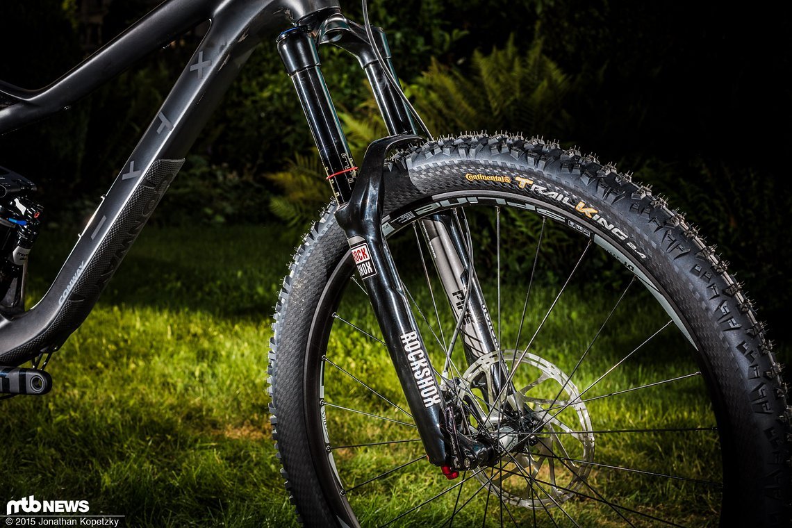 ... und an der Front findet sich eine bekannte Pike RC mit 160 mm.