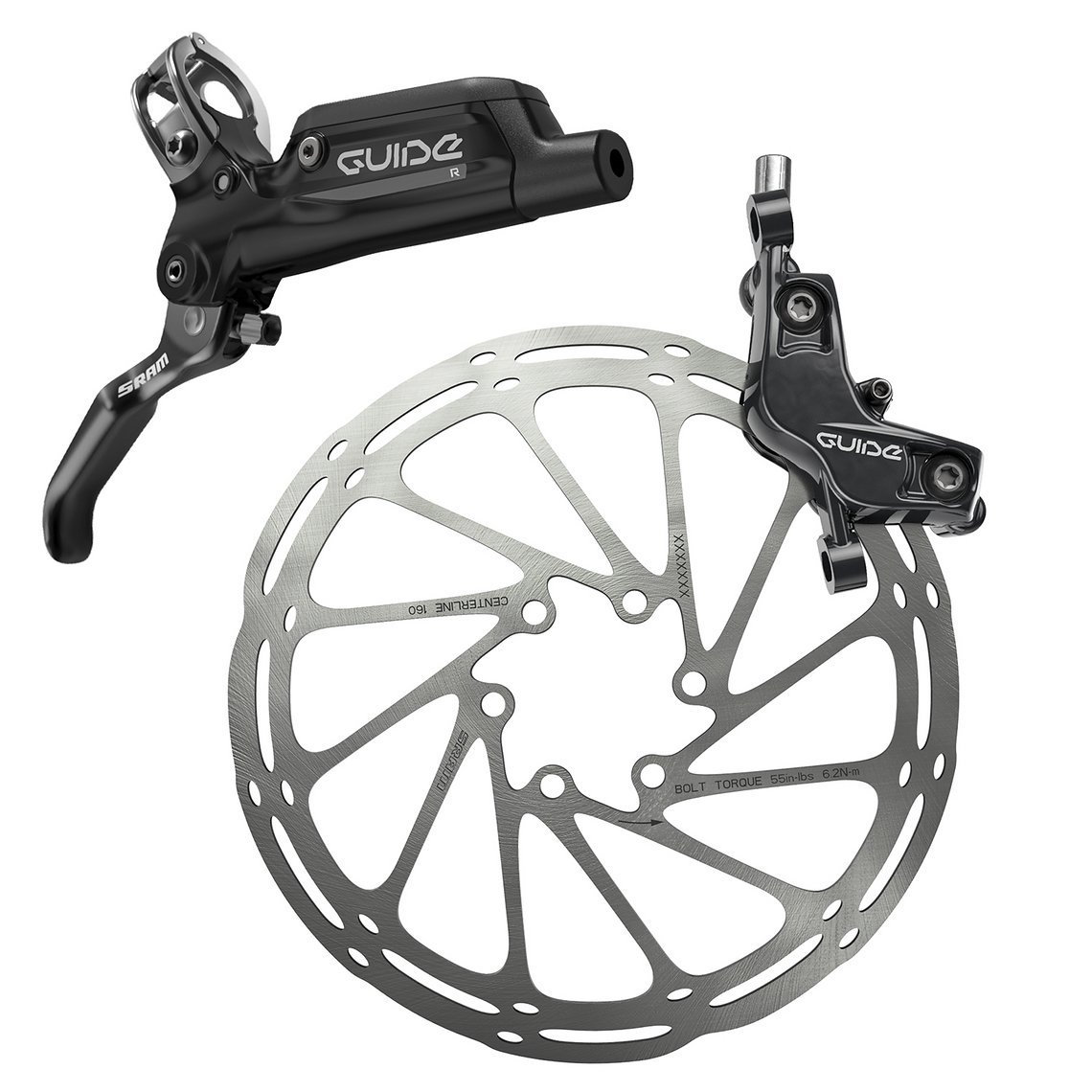 Die neue SRAM Guide R in schwarz
