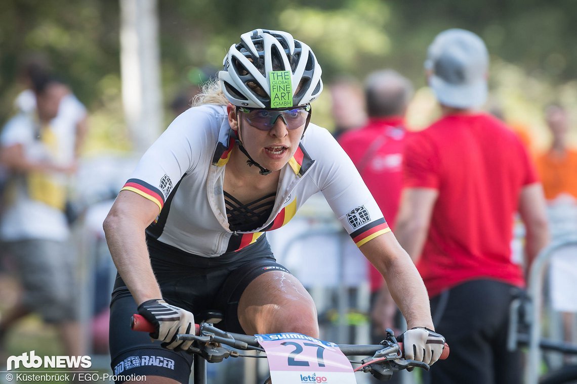 Antonia Daubermann fuhr auf einen starken 14. Platz