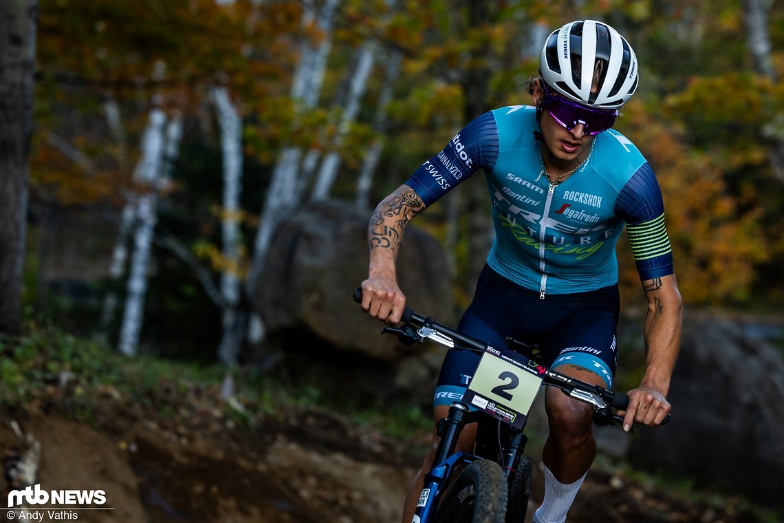 Bjorn Riley hatte noch eine geringe Chance auf den Gewinn der Short Track-Weltcupwertung.