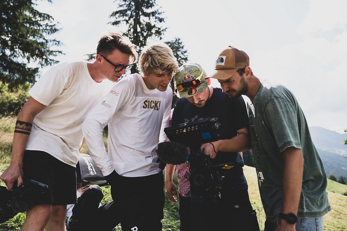 Mittlerweile kann Fabio Wibmer bei seinen Videoproduktionen auf ein größeres Team zugreifen