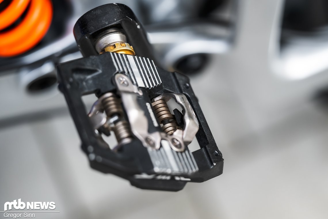 Spannend: In den Pedalen sind keine Pins verbaut.