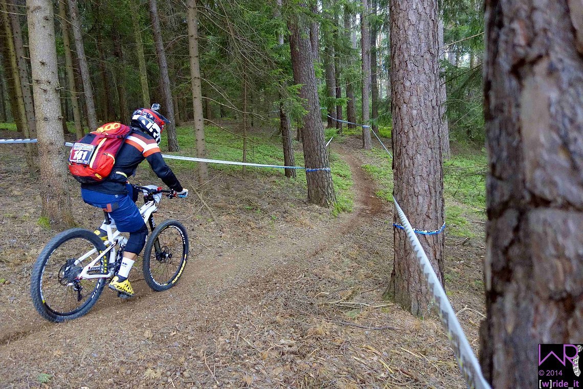 Erste Linkskurve Stage 1 am Kühbergl