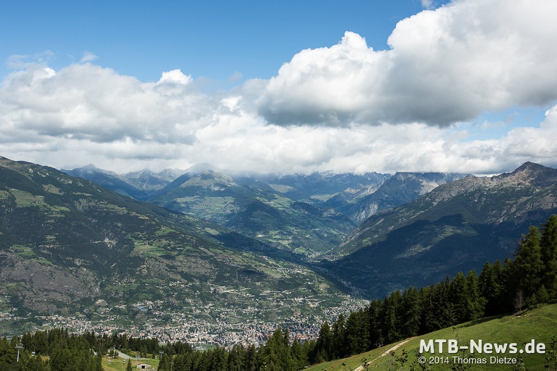 Aussicht auf das Aostatal