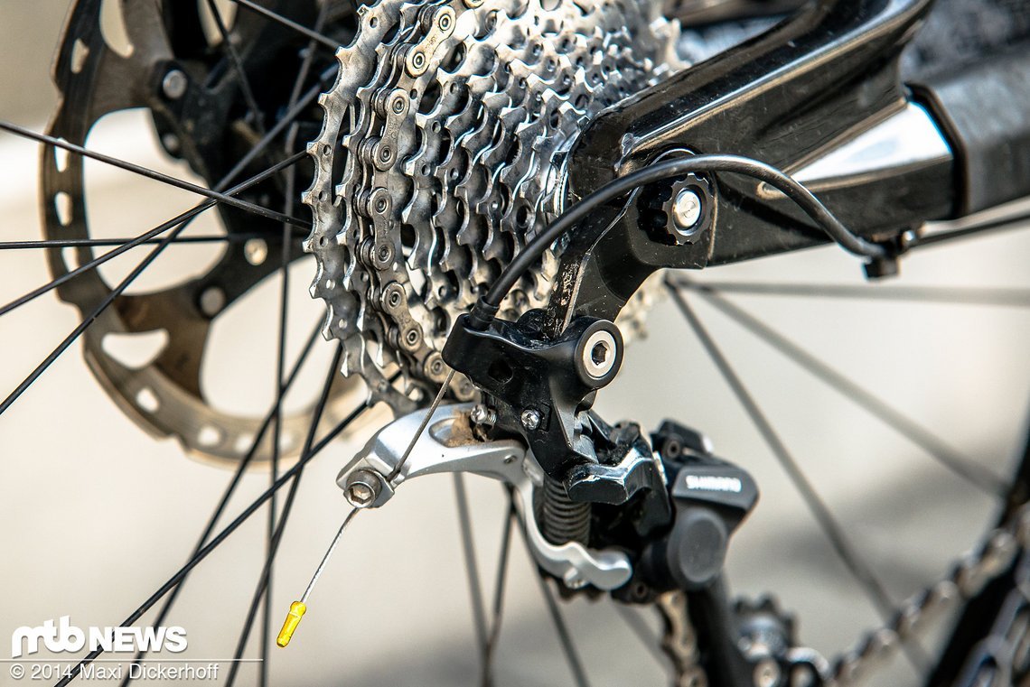Shimano Direct-Mount-Aufnahme auch am Schaltwerk