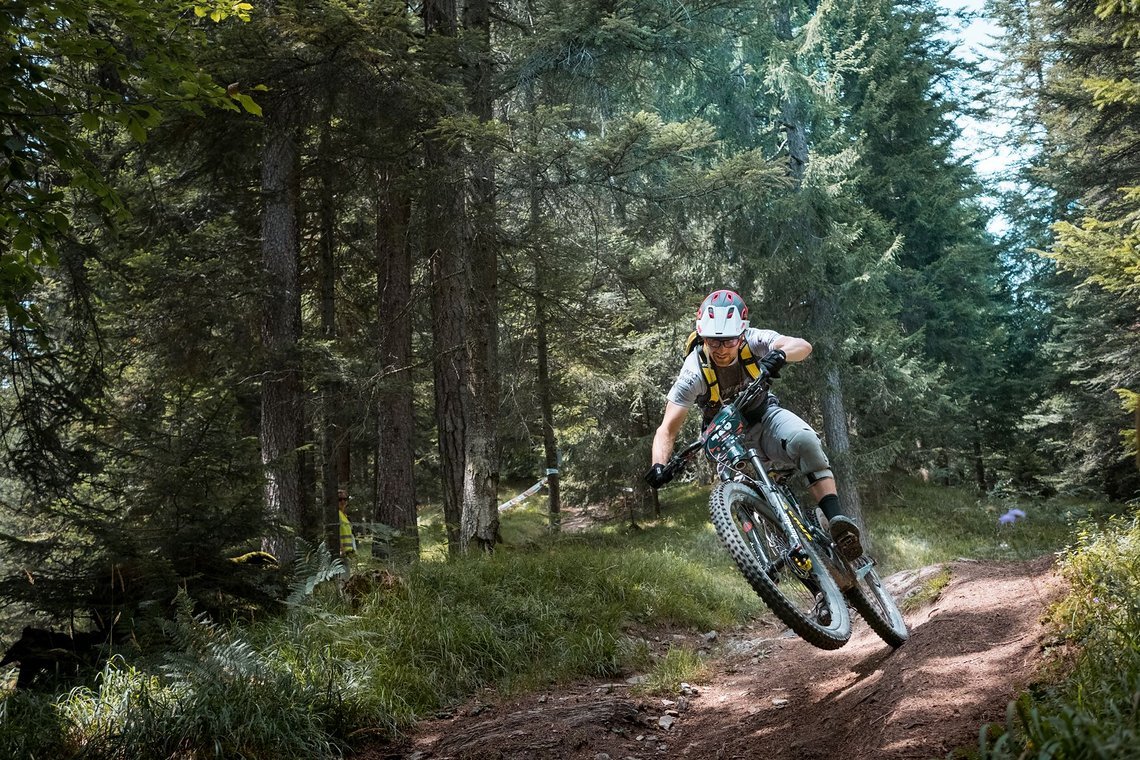 01 Auf dem Trail am Freitag nachmittag
