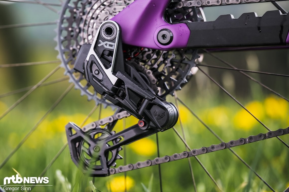 Wie so oft kommt auch beim Sentinel ein SRAM X0 Transmission-Antrieb zum Einsatz.
