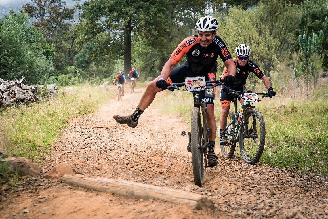 Team Lucky Early Birds during the Prologue of the 2019 Absa Cape Epic Mountain Bike stage race held at the University of Cape Town in Cape Town, South Africa on the 17th March 2019.

Photo by Justin Coomber/Cape Epic

PLEASE ENSURE THE APPROPRIAT