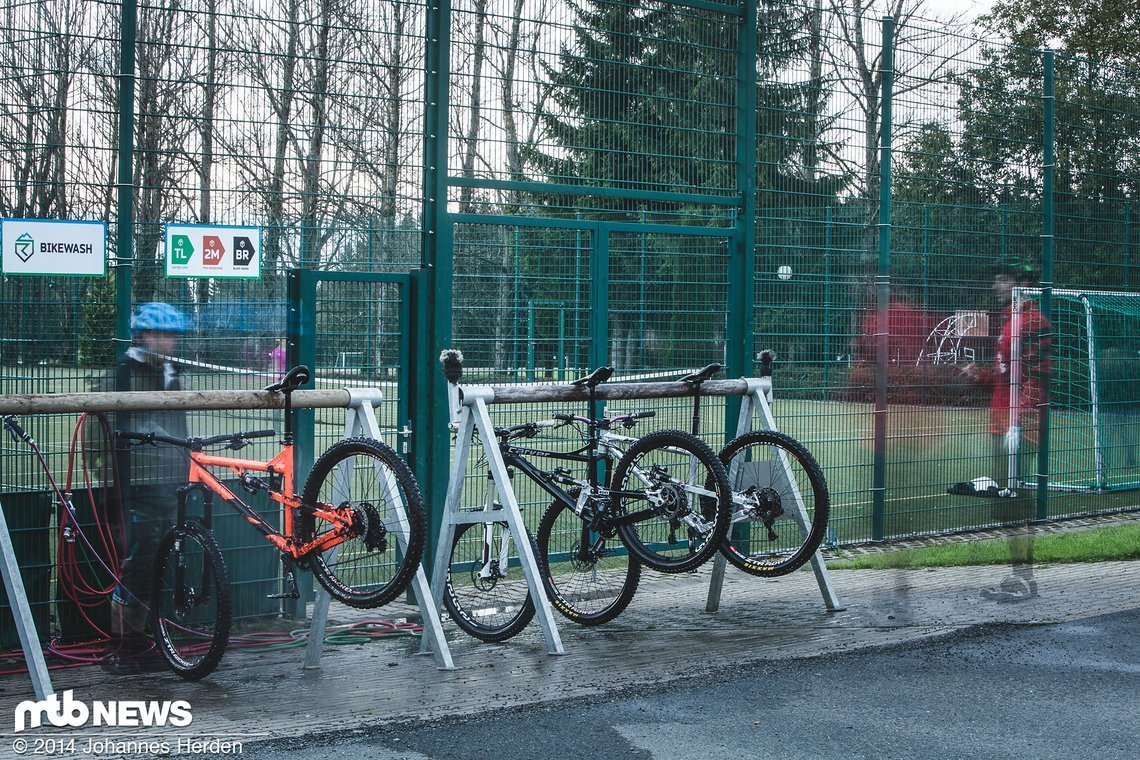 ...einen Bikewash...