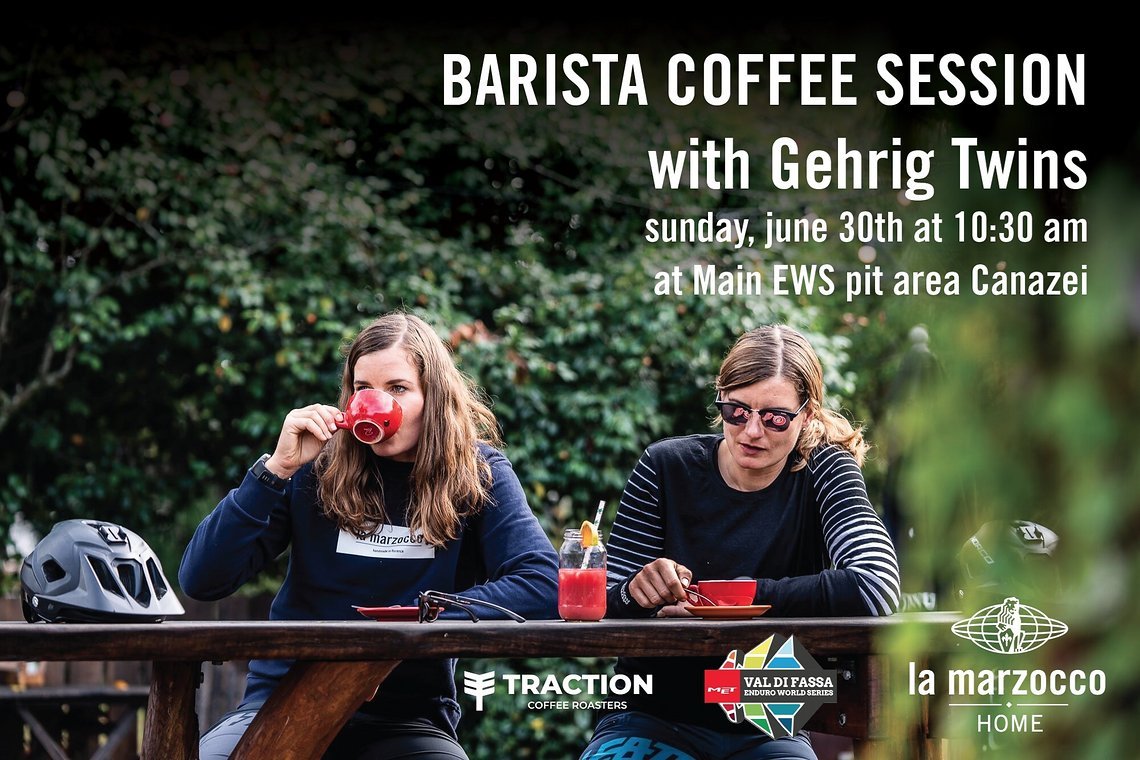 Da das Rennen am Samstag stattfand, haben wir am Sonntag eine Barista-Session mit unserem Sponsor La Marzocco gehostet