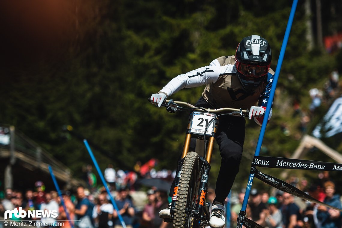 … und war in Lenzerheide auch nah dran.
