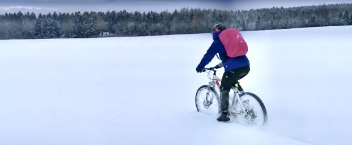 Anstrengend aber geil. ❄️🚴🏼‍♀️❄️