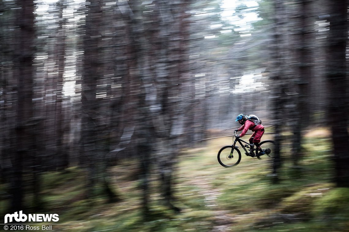 Perfekter Abschluss des Tages auf dem „Green Dream“ Trail