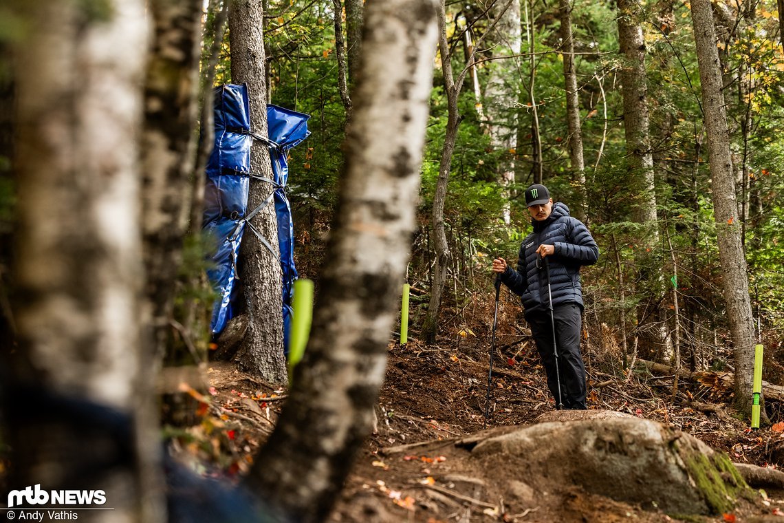 Das weiße Weltmeister-Outfit wird vor der herbstlichen Kulisse in Mont-Sainte-Anne sicher sehr gut aussehen.
