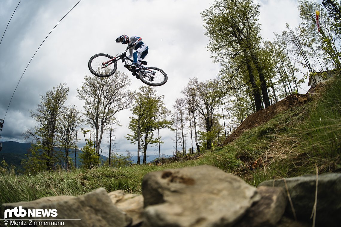Eine Sensation des Tages war der 2. Platz von Ollie Davis