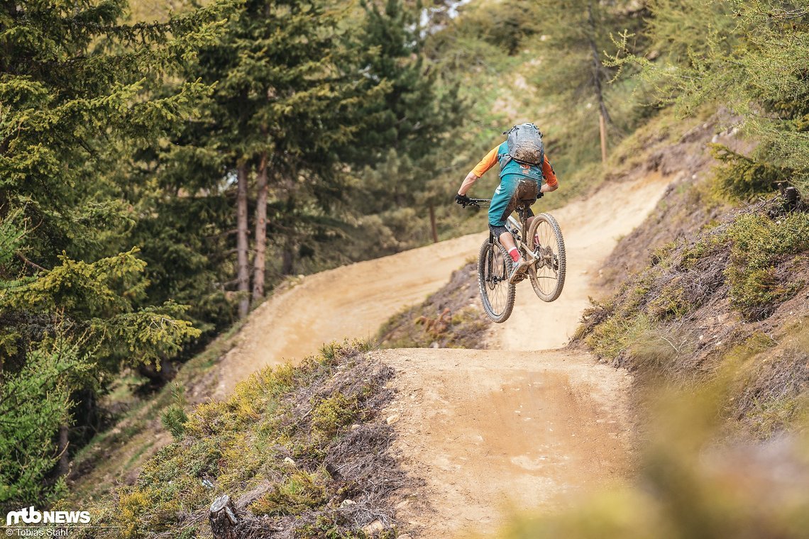 Die Tables sind gut geshaped und lassen sich entsprechend leicht springen
