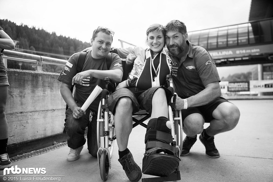 Im Team MS Mondraker hatte Emmeline Ragot für die Saison 2015 eine neue Heimat gefunden und mit einem Sieg im ersten Rennen die Saison eröffnet