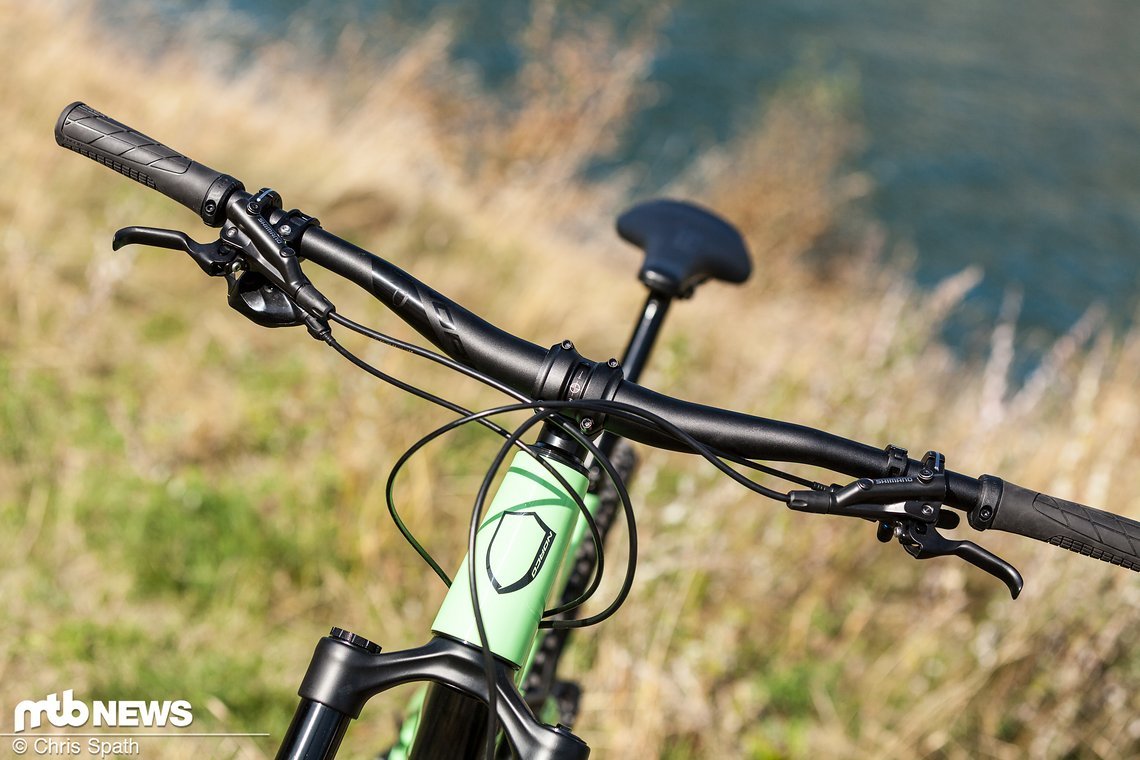 Norco-Cockpit mit Ergon-Griffen
