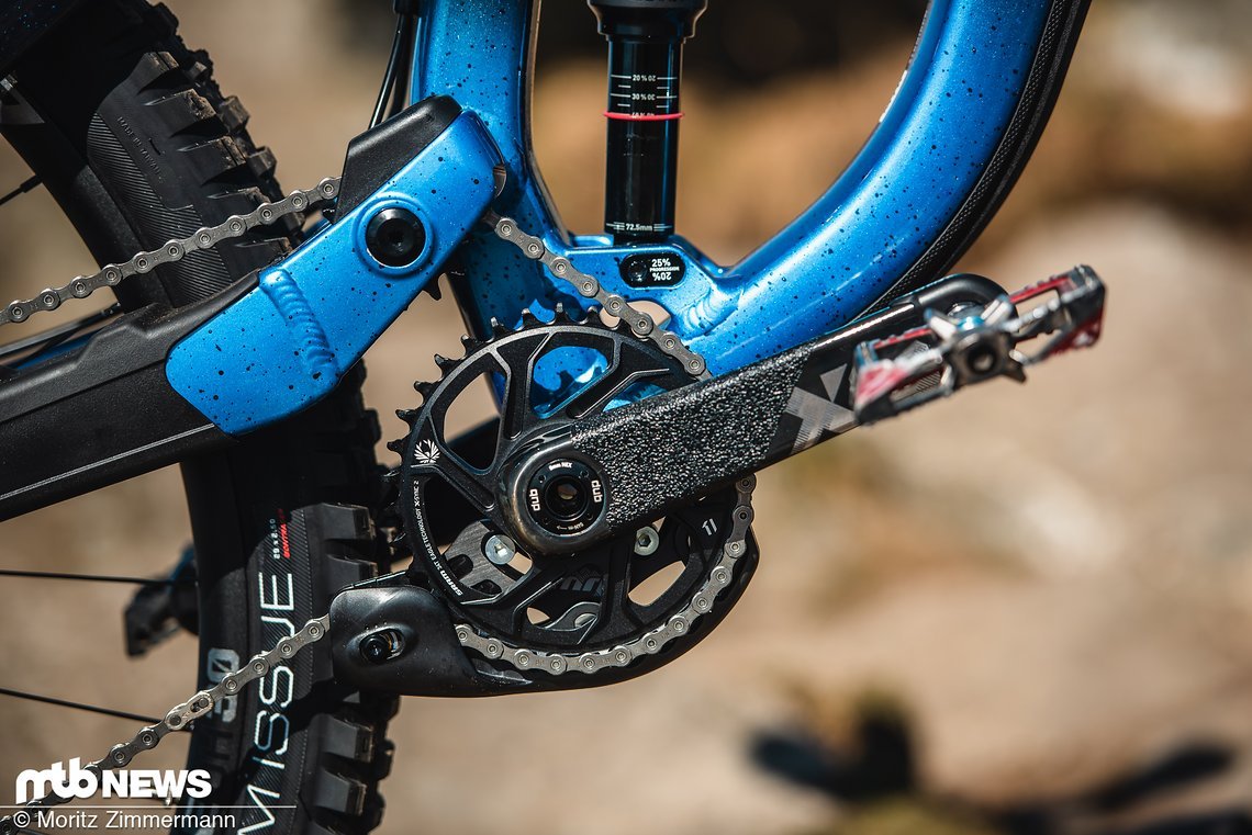 Die X01 Carbon-Kurbeln drücken aufs Gewicht