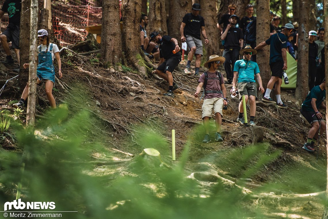 Generell ist die Strecke in Leogang sehr breit und eher offen abgesteckt