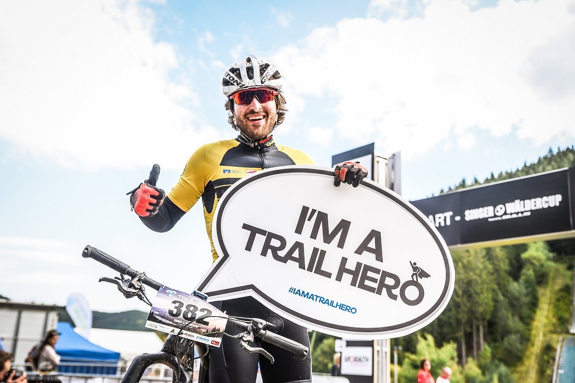 Geschafft! Die Finisher dürfen sich zurecht "Trail Hero" nennen!