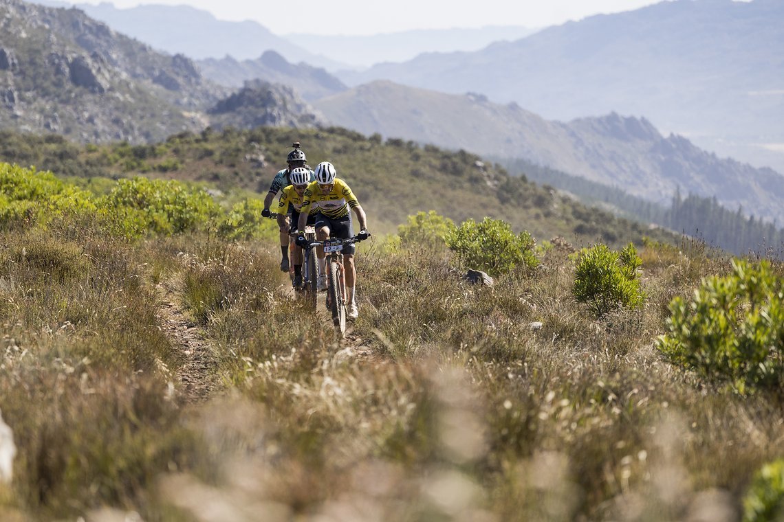 Nino Schurter und Sebastian Fini betrieben ebenfalls erfolgreich Schadensbegrenzung.