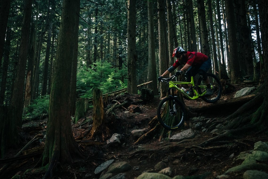 Auf der ersten Abfahrt auf Sicht bieten einige Trails durchaus Überraschungen